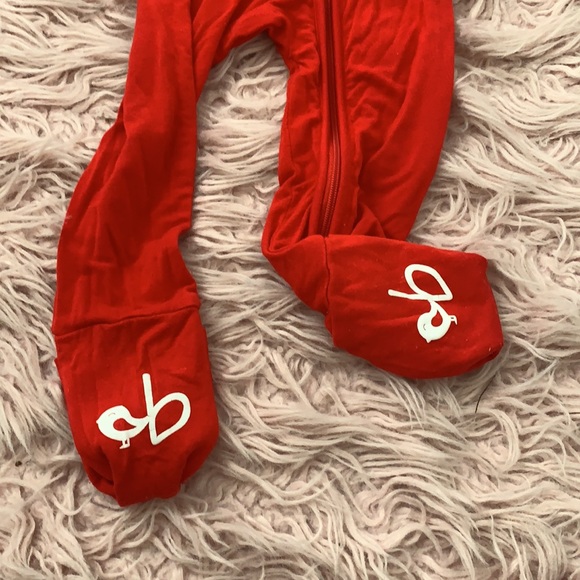 Birdie Bean 2T Onesie with open foot option - Picture 3 of 4